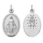 Orf�va vierge miraculeuse � graver (argent)
