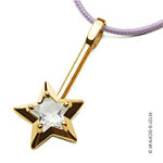 Pendentif mikado abracadabra cristal de roche