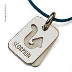 Pendentif mikado signs scorpion