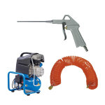 Abac 1129100034set start l20 compresseur 220 l / min 10 bar + tuyau et pistolet � air comprim�
