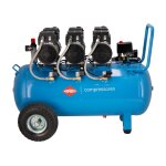 Airpress 36537 compresseur lmo 100 - 380 silent compresseur silencieux sans huile 8 bar 3 hp (3 x 1 hp) ...