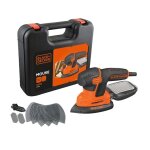 Black & decker ka2500k - qs ponceuse avec accessoires en mallette