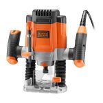 Black & decker kw1200eka - qs d�fonceuse avec fraises en �tui 1200 watts