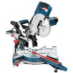Bosch bleu 0601b19100 gcm 8 sjl aspiration de la poussi�re de la scie � panneaux 216 mm 1600 watts