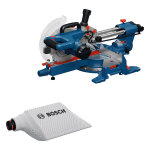 Bosch bleu 0601b61000 gcm305 - 216s scie � capuchon et � onglet + 1x lame de scie, pince, sac � poussi�re, ...