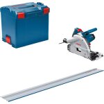 Bosch bleu 0615990m9d scie circulaire gkt 55 gce en l - boxx + rail de guidage 1400 mm