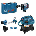 Bosch bleu 0615a5004m marteau de d�molition gsh 5 ce + aspirateur gas 35 m afc + accessoire d'extraction ...
