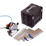 Carat mzmb18apro tc - 1800 scie � carreaux manuelle + lame de scie diamant�e + 3 x rail 400 mm