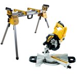 Dewalt dws774set - qs xps scie  onglets radiale 1400 watt 216 mm + de7033 trpied