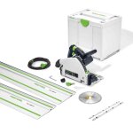Festool 577010a scie plongeante ts 55 febq - plus - fs + 2x rail fs1400 / 2 + jeu de jonction