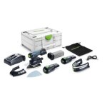 Festool 578848 ponceuse delta sans fil dtsc 400 3. 0 i - plus 2x batterie 18v 3. 0ah et chargeur rapide ...