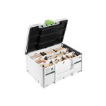 Festool accessoires 576791 domino df700 xl assortiment systainer ds / xl d8 / d10 306 bu