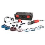 Flex - tools 453463 bre 8 - 4 inox set ponceuse  bande tubulaire et lime  bande trinoflex