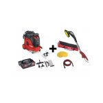 Flex - tools 478504 ponceuse ge 5 r girafe + aspirateur vce33l ac + 25 feuilles de papier de verre k100 ...