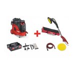 Flex - tools 484830 ponceuse ge 7 girafe + aspirateur vce33l ac set + 25 feuilles de papier abrasif k100 ...