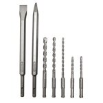 Flex - tools accessoires 368571 jeu de burins et de forets sds plus, 7 pices