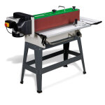 Holzstar 715900790 ponceuse  bande kso790 avec une longue surface de travail et des tables stables.