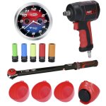 Ks tools 515. 2101 pack d'action pneu / roue le minidevil, 12 pi�ces