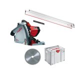 Mafell mt55cc2xf160 mt55 cc scie � guichet midi - max en t - max avec 2 x guide f160 et coupleur