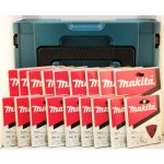 Makita bo4565kset bo4565 ponceuse vibrante + coffret mbox 2 avec papier de verre