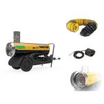 Master 4013. 210s bv77e set chauffage indirect 20kw + 3 m de tuyau + connecteur + thermostat