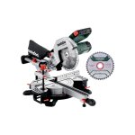 Metabo 613216900 scie � onglets coulissante kgs 216 m + lame de scie suppl�mentaire