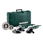 Metabo 685172510 jeu de meuleuses d'angle avec coffret (we 2200 - 230 + w 750 - 125)