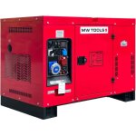 Metal works 724562243 g�n�rateur diesel dg150ep 1x230 v 12, 0 kw / 3x400 v 15, 0 kw avec raccordement ...