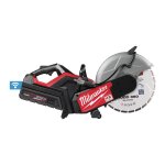 Milwaukee mx 4933499772 mx fuel cos350g2fc - 802 trononneuse sans fil 350 mm 2x 8, 0ah batterie et chargeur ...