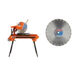 Norton clipper 70184647620 + 70184610679 cm42 machine � scier la pierre + pro uni lame de scie diamant�e ...