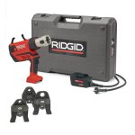 Ridgid 69813 rp350 - c kit standard 12 - 108 mm jeu de base pince � sertir 230v 3 m�choire m 15 - 22 ...
