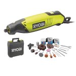 Ryobi 5133000754 eht150v multitool 150 watt + set d'accessoires 115 pièces dans une valise Ryobi 5133000754 eht150v multitool 150 watt + set d'accessoires 115 pièces dans une valise