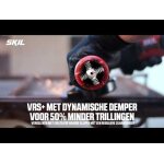 Skil ag1e9151gb haakse slijper met variabele snelheid 125mm 1010w in koffer