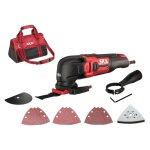 Skil mf1e1491db outil multifonction oscillant 300w en sac + accessoires