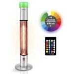 Trotec 1410003910 irs1500e chauffage de terrasse 1500 w