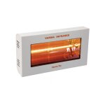Varma 407001115 400 chauffage infrarouge mural en acier inoxydable 2, 0 kw Varma 407001115 400 chauffage infrarouge mural en acier inoxydable 2, 0 kw