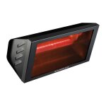Varma 407011155 helias eh2000 radiant black chauffage infrarouge acier inoxydable montage mural 2, 0 ...