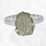 Bague argent modavite brute taille 54 (5)