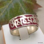 Bague pour homme mantra de chenrezi 64