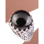 Bague homme onyx noir t60