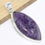 Bijou pendentif lepidolite taille marquise Bijou pendentif lepidolite taille marquise