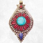 Bijou pendentif npalais ethnique