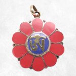 Bijou tibtain fleur imitation corail