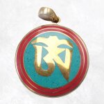 Bijou tibtain pendentif om rversible