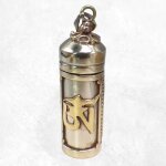 Bijou tibtain pendentif tube poison om tibtain