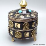 Bote  bijoux tibtaine 2 mantras