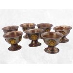 Bols d'offrandes bouddhistes patine antique