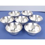 Bols d'offrandes bouddhistes plaqu argent