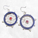 Boucles d'oreilles tibtaines mandala