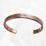 Bracelet cuivre 6 amants motif géométrique Bracelet cuivre 6 amants motif géométrique